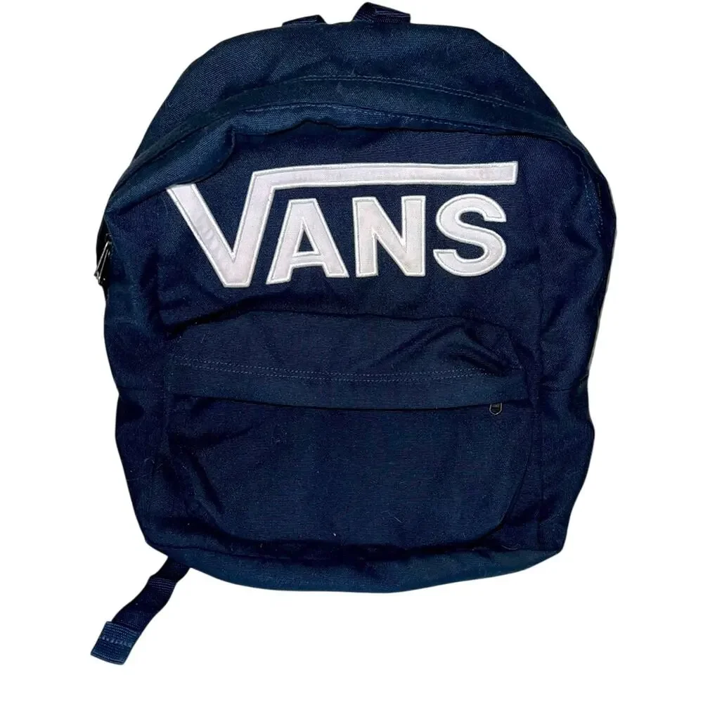 VANS classic adjustable strap two pocket back pack.